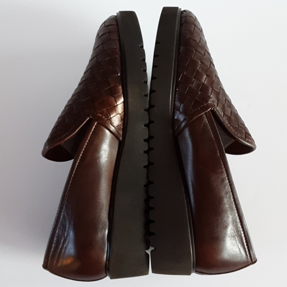 Sesto Meucci brown wedge loafers - Picture 3 of 8